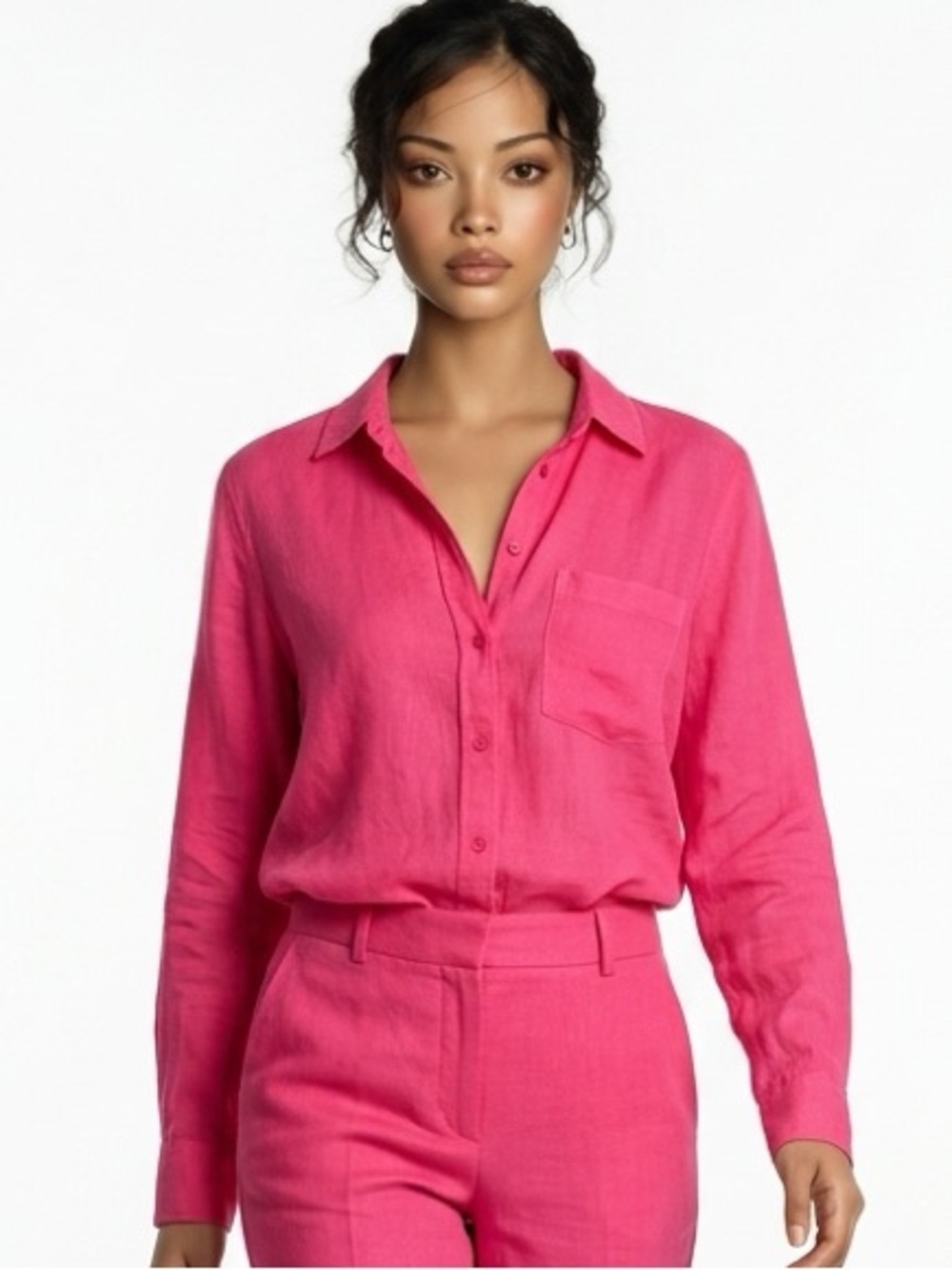 CLOTH & STONE | Coral Button Down Shirt Women’s Size Small